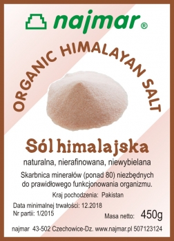 Sól himalajska mielona/kryształki