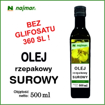 Olej rzepakowy SUROWY