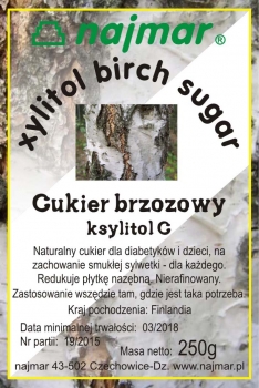 Cukier brzozowy finlandzki (ksylitol)