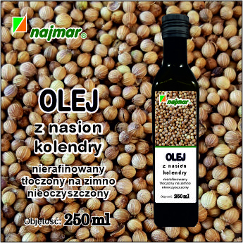 Olej z nasion kolendry PREMIUM