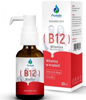 Witamina B12 (Metylokobalamina) 200µq Olive, 30ml